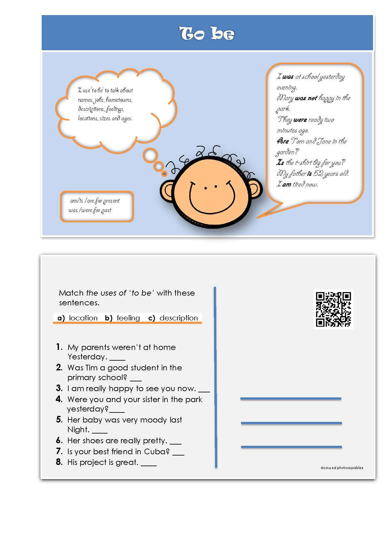 ESL Grammar Postcards 2 ESL Grammar Postcards 2