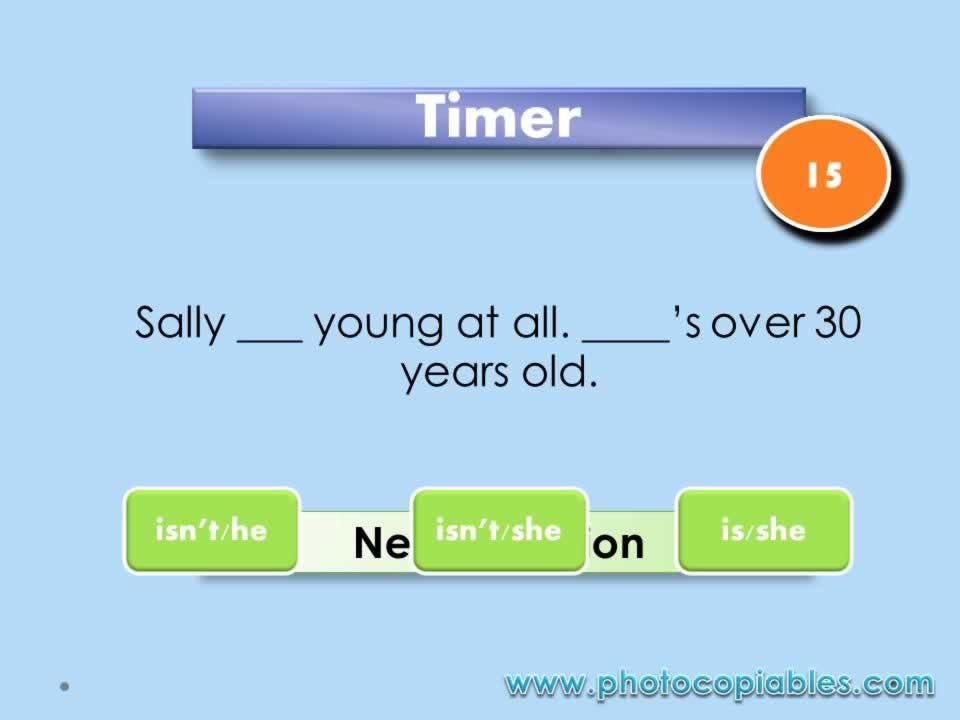 To be and pronouns interactive exercise-question To be and pronouns interactive exercise-question
