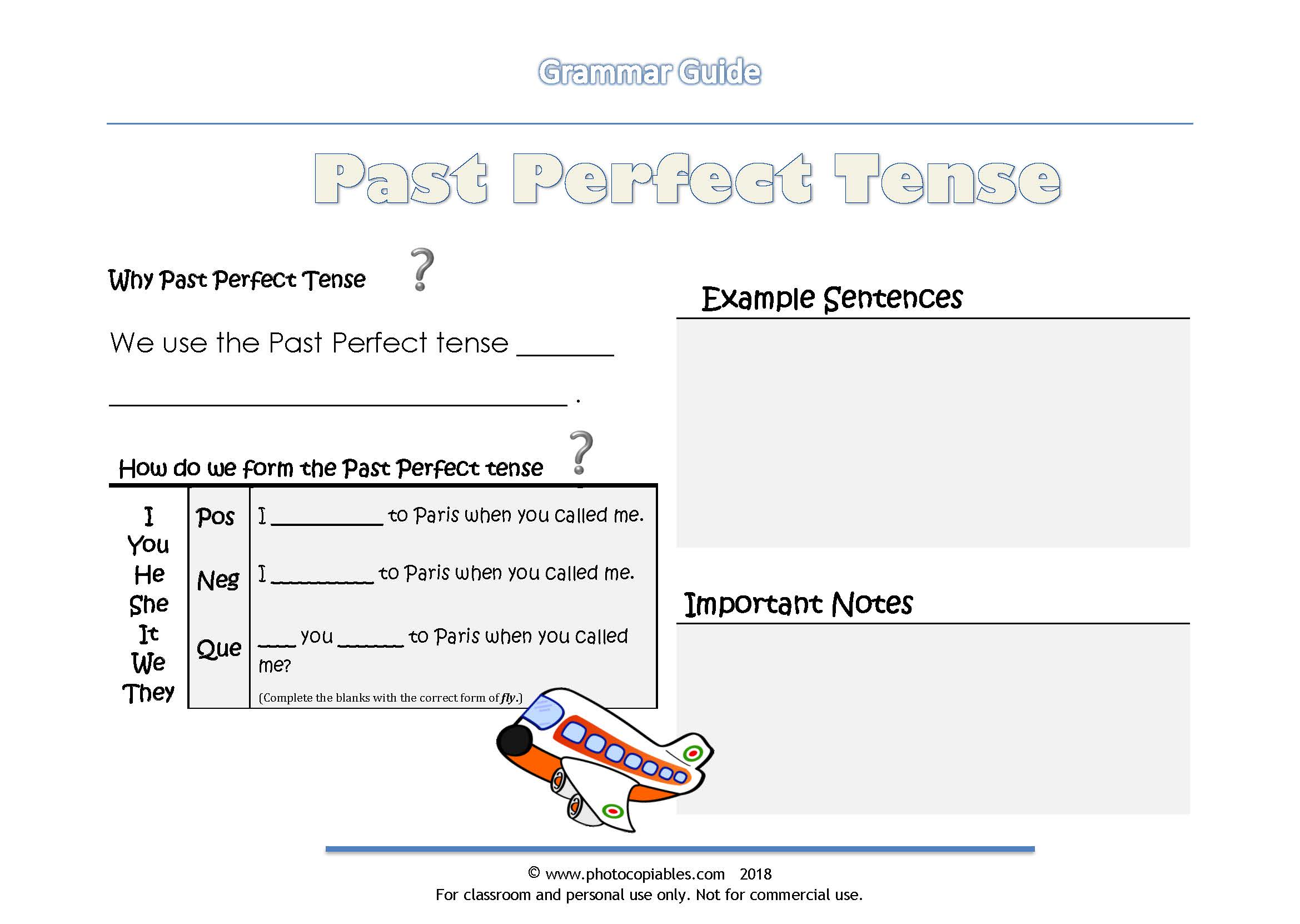 past perfect grammar guide