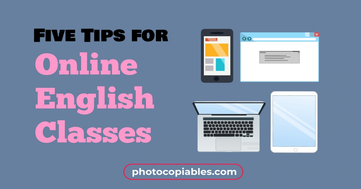 Five Tips for Online English Classes