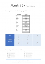 plural nouns spelling rules worksheet