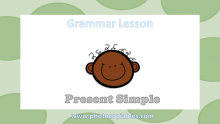 Present Simple Grammar Lesson slide 1