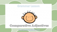 Comparative Adjectives Grammar Lesson slide 1