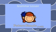 Future Simple Grammar Lesson slide 1