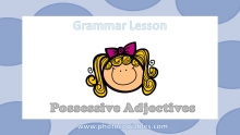 Possessive Adjectives Grammar Lesson slide 1