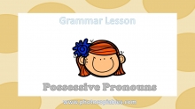 Possessive Pronouns Grammar Lesson slide 1