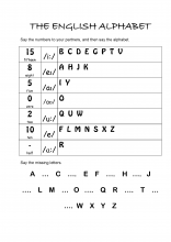 THE ENGLISH ALPHABET and NUMBERS_ws