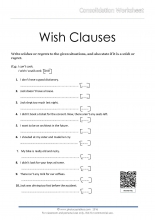 Wish Clauses_consolidation worksheet