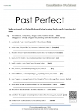 past-perfect_jumbled-sentences_consolidation worksheet